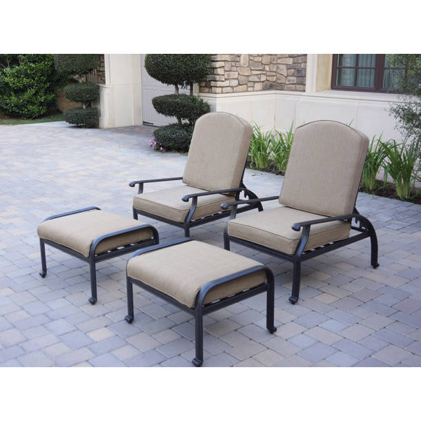 Three Posts™ Lebanon Swivel Metal Outdoor Lounge Chair & Reviews Wayfair